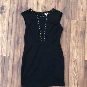 Black dress with silver bullets